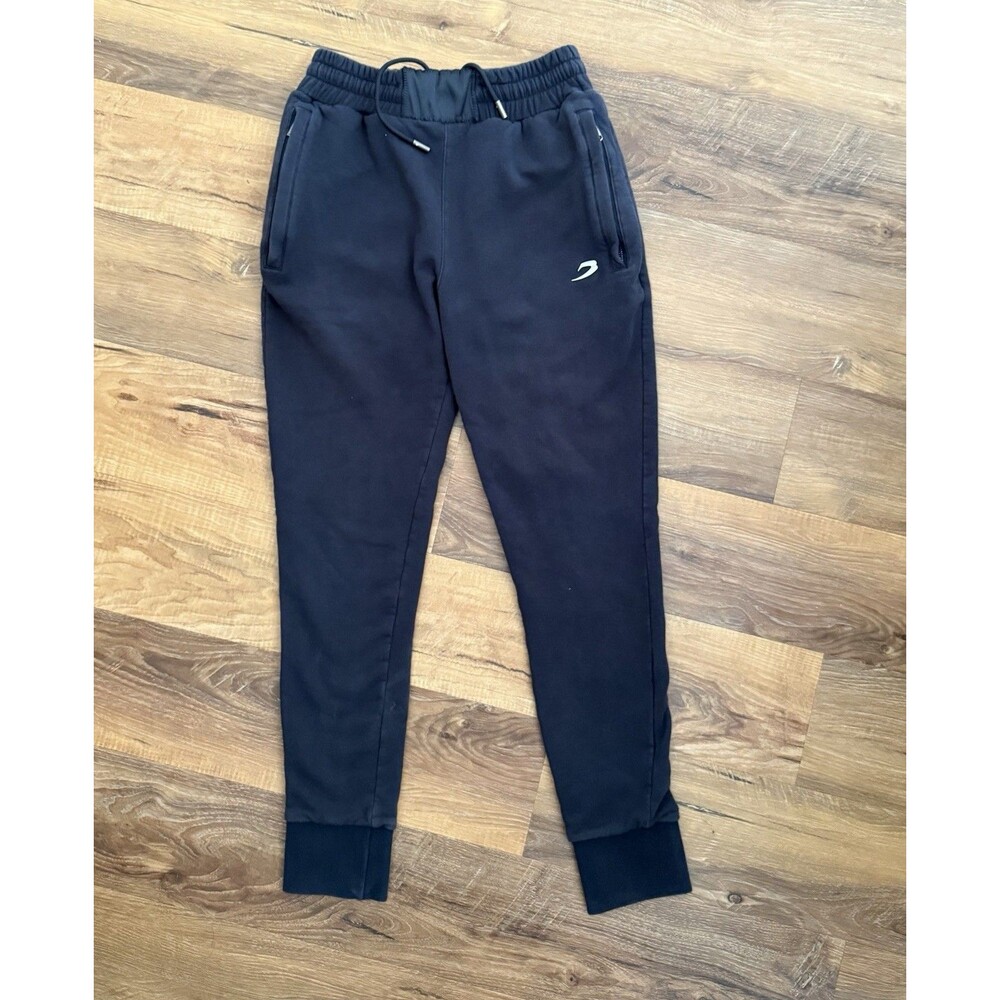 BOXRAW Johnson Joggers Mens Medium Dark Gray Black Tapered Boxing Sweatpants